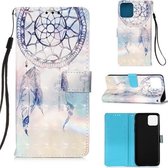 Voor iPhone 12 Pro Max 3D Schilderen Horizontale Flip Leren Case met Houder & Kaartsleuf & Portemonnee & Lanyard (Fantasy Windgong)