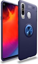 Schokbestendig TPU-hoesje voor Galaxy A8s, met houder (blauw)