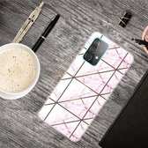 Voor Samsung Galaxy A72 5G A-serie marmeren patroon TPU beschermhoes (HC-A4)