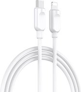 JOYROOM S-M412 PD-snellaadkabel 8-pins naar USB-C / Type-C datakabel, lengte: 1m (wit)