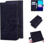 Voor Motorola Moto G Fast Tiger Embossing Pattern Horizontale Flip lederen tas met houder & kaartsleuven & portemonnee (zwart)