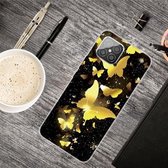 Voor Huawei Nova 8 SE schokbestendig geverfd transparant TPU beschermhoes (Dorking Butterfly)