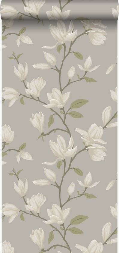 Zie insecten Botanist vasthoudend Origin Wallcoverings behang magnolia groen - 347046 - 53 cm x 10,05 m |  bol.com