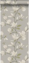 Origin behang magnolia groen - 347046 - 53 cm x 10,05 m