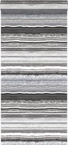 Origin behang gelaagd marmer steen zwart en wit - 337238 - 53 cm x 10.05 m