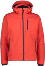 Cmp Softshelljas Zip Hood Heren Polyester Rood Maat L