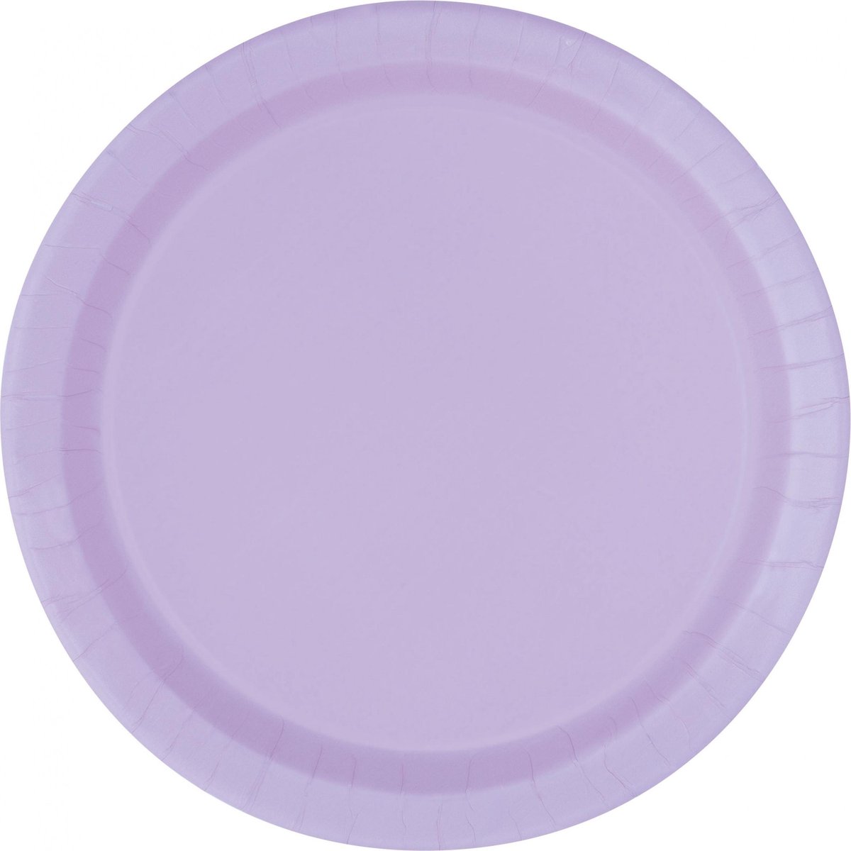 UNIQUE - 16 grote lavendelkleurige kartonnen borden 21,9 cm voor de tafel