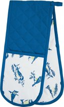 Kitchencraft Ovenhandschoen Vogels 87 Cm Katoen Wit 2 Stuks