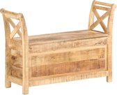Medina Halbank 103x33x72 cm massief mangohout