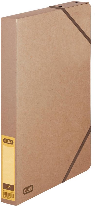 fluweel Dom slijtage ELBA Touareg verzamelbox A4 35mm karton naturel | bol.com
