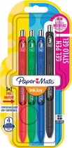 Paper Mate roller InkJoy Gel, blister 3 + 1 in geassorteerde standaard kleuren