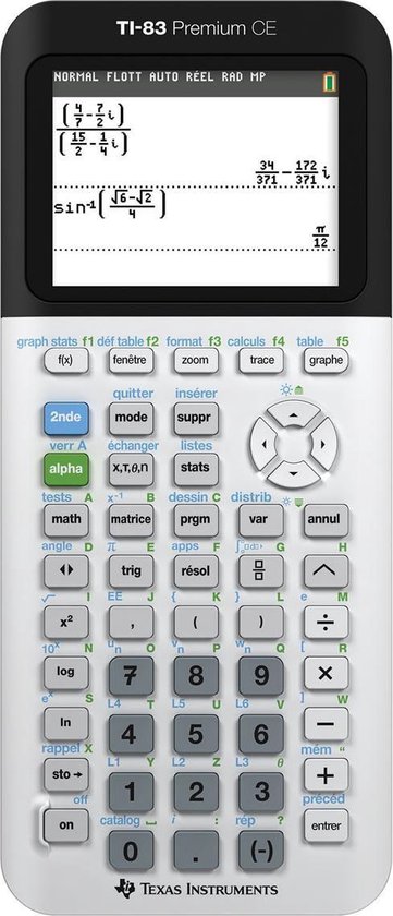 Dubbelzinnig Belastingen Broer Texas grafische rekenmachine TI-83 premium CE, teacher pack: 10 stuks |  bol.com