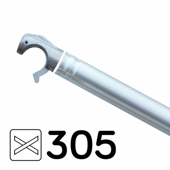 Rolsteiger diagonaal schoor 305 cm.