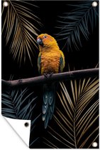 Tuinposters buiten Kleuren - Vogel - Papegaai - 60x90 cm - Tuindoek - Buitenposter