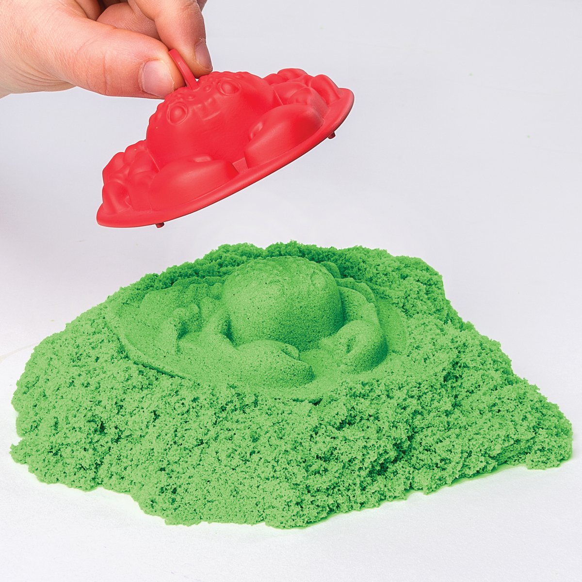 Kinetic Sand - Zandbakspeelset - Groen - 454 g origineel kinetisch zand - Sensorisch speelgoed — afbeelding 3