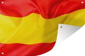 Muurdecoratie De mooie Spaanse vlag - 180x120 cm - Tuinposter - Tuindoek - Buitenposter