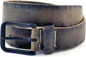 Kidzzbelts Jongenskinderriem JeansVintage 1805 - Grijs - 65 cm