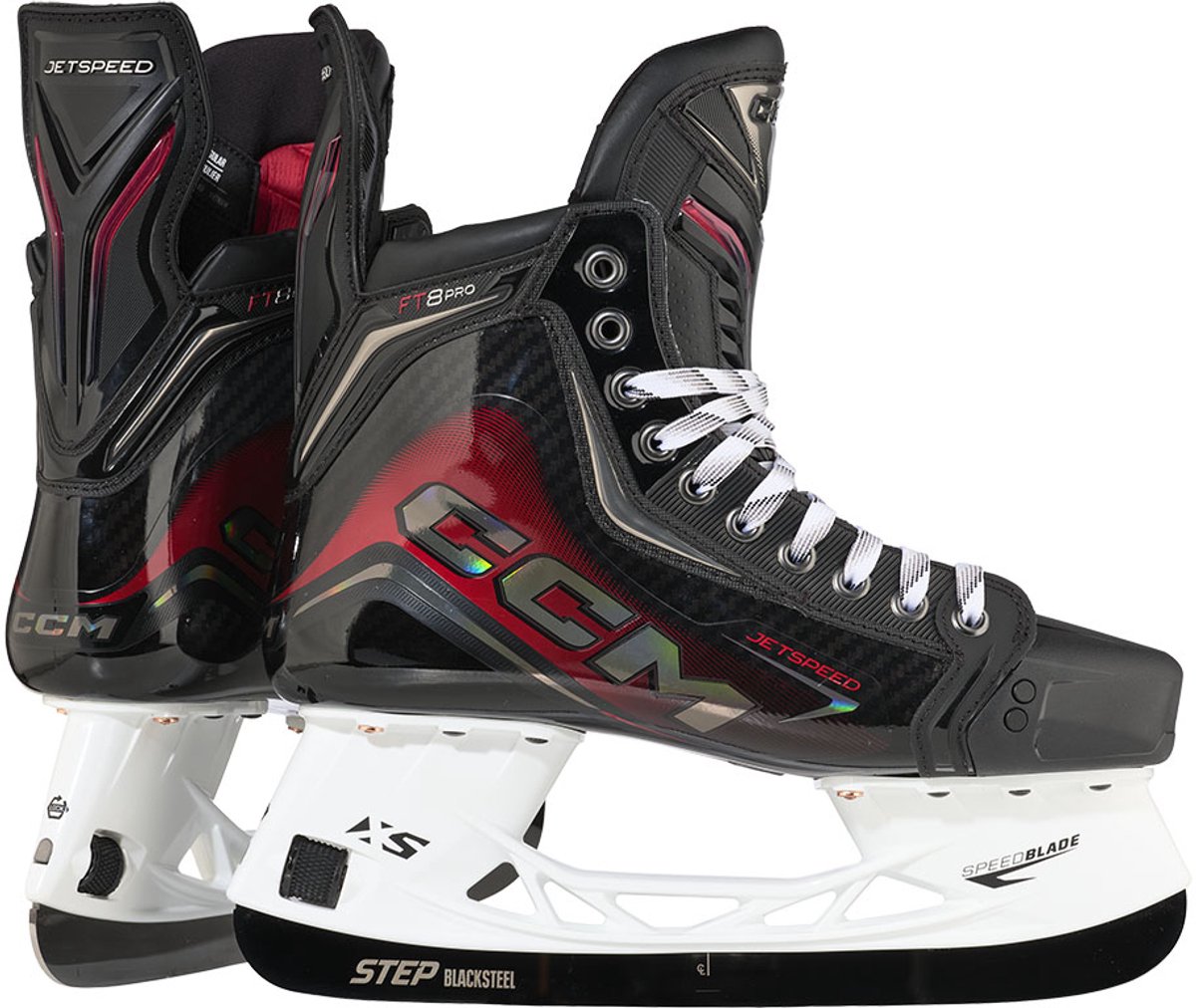 CCM Jetspeed FT8 Pro Ijshockeyschaatsen – Senior – Topklasse IJshockeyschaatsen – Maat 12.0 (48 EU) – Regular Fit