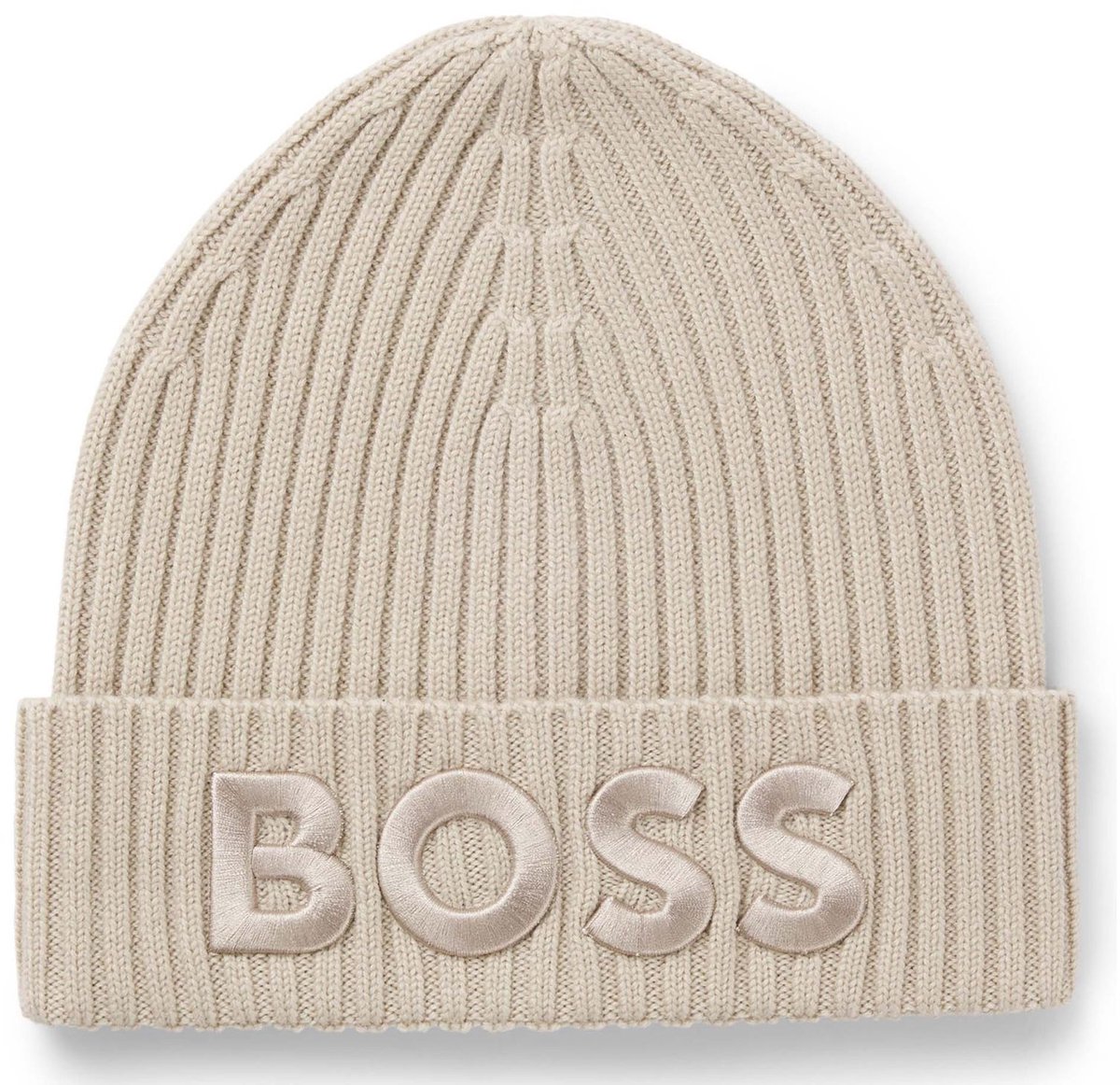 BOSS muts Lara Beanie Light Beige