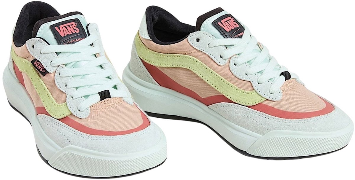 mintgroen - roze - geel - zwart