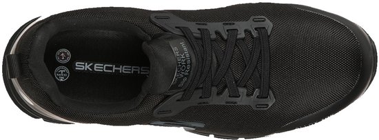 Chaussures de Work Skechers SURE TRACK Jixie pour femme, Baskets pour femmes à bout en Chaussures de travail , 108041EC, Zwart