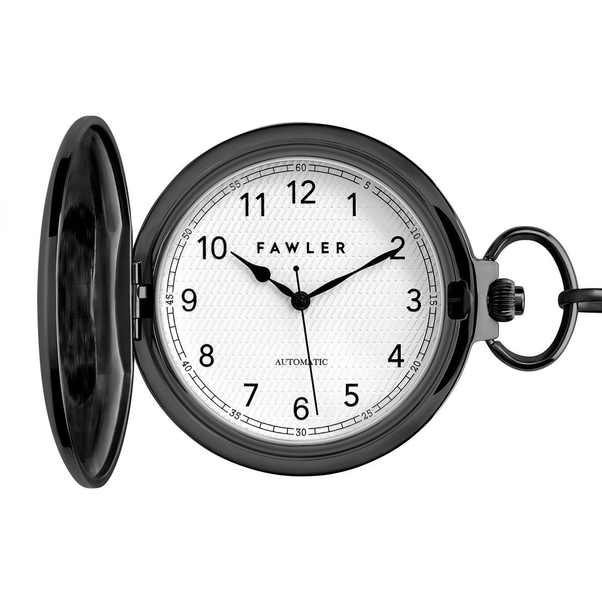 Easton | Zwart Automatisch Zakhorloge