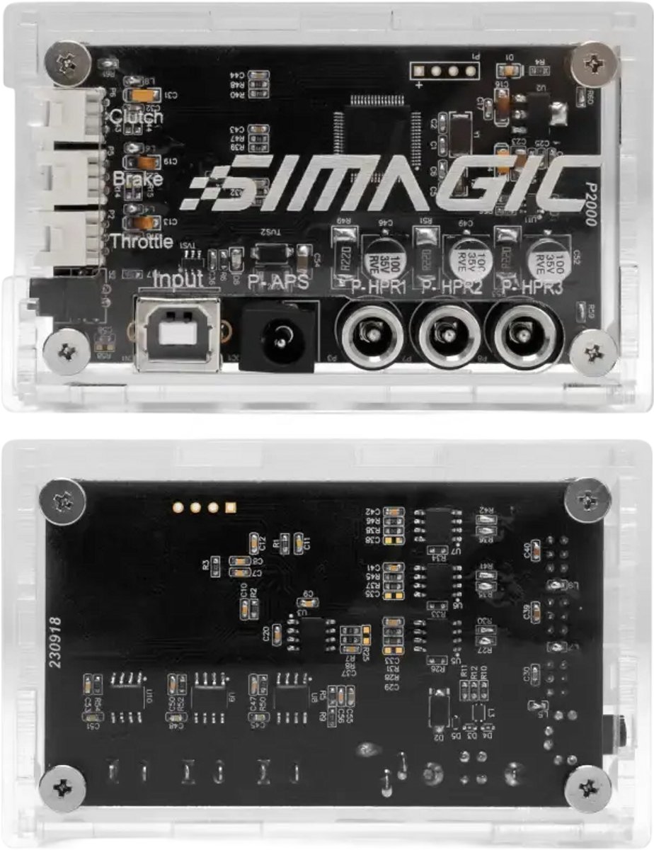 Simagic Haptic Feedback Besturingsdoos - transparant