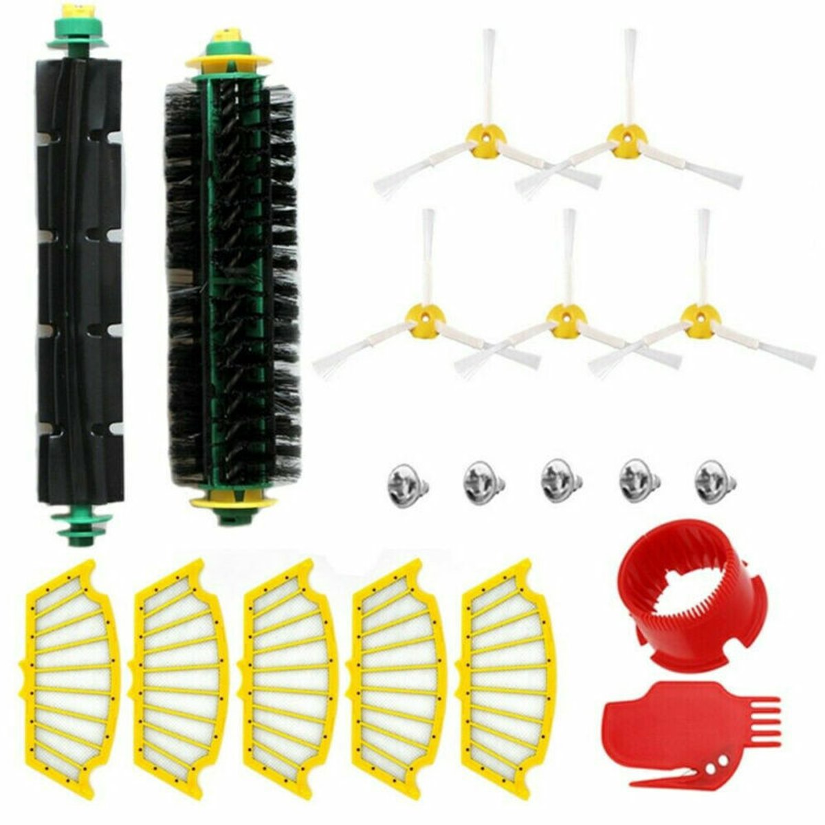 Geschikt voor Borstelonderdelenset Geschikt voor iRobot Roomba 530 540 550 560 570 580 551 561 555 500-serie