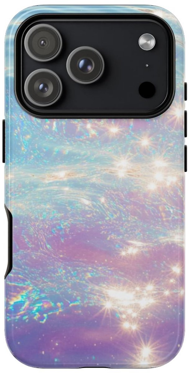 Iridescerend Waterglans Ontwerp – Telefoonhoesje Geschikt voor iPhone 17 Pro
