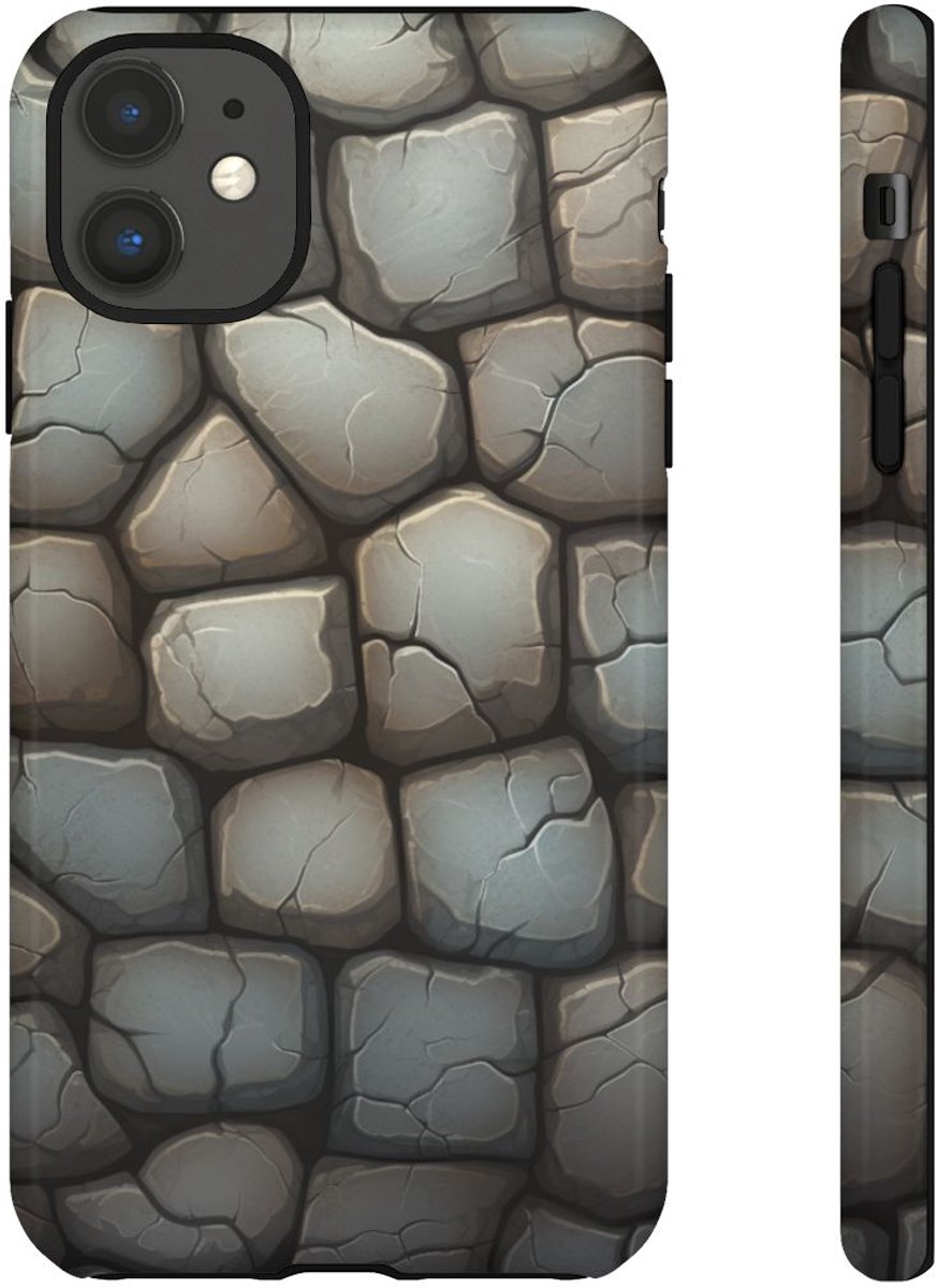 Gestileerd Kasseienpatroon – Telefoonhoesje Geschikt voor iPhone 11