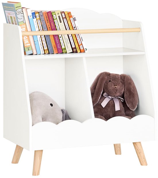 Goodivery ® Industriële Houten Boekenkast met 9 Niveaus voor Boeken, CD