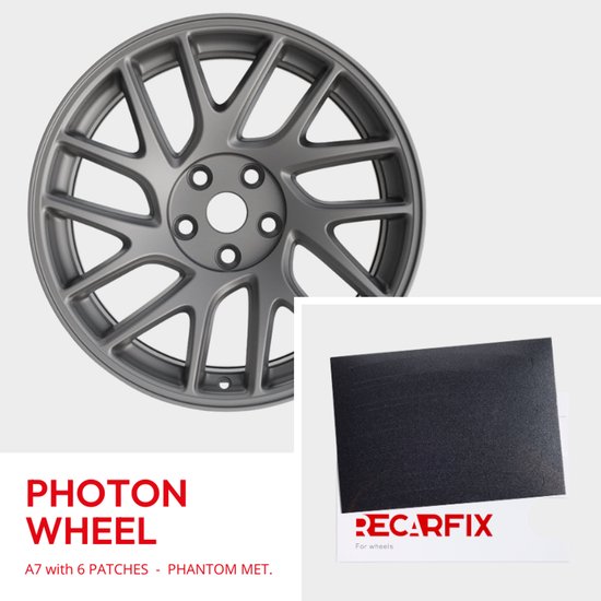 Tesla Model 3 - Réparation de jante endommagée Photon Wheel Phantom Metallic