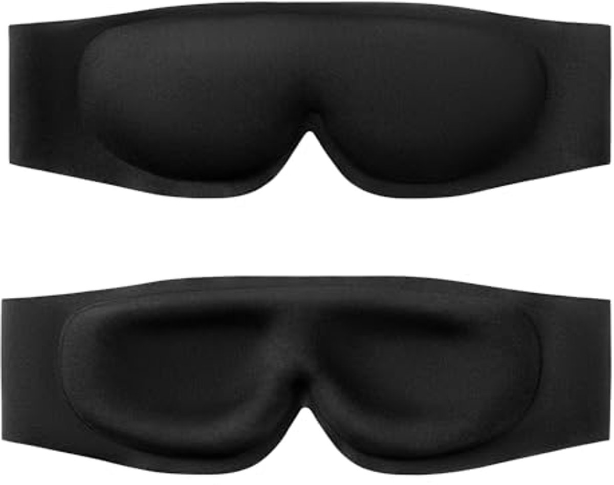 Oogslaapmasker met comfortabel ontwerp en 100% verduistering - niet-verstelbare hoofdband