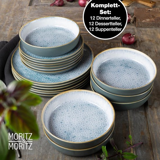Moritz & Moritz 36-delig set TERRA blauw — afbeelding 4
