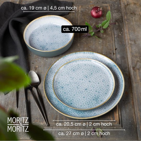 Moritz & Moritz 36-delig set TERRA blauw — afbeelding 3