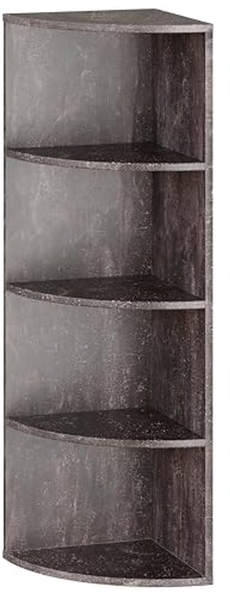 RICOO wall shelf Wandplank zwevend 100 x 53 x 20 cm WM051-BG Hangende