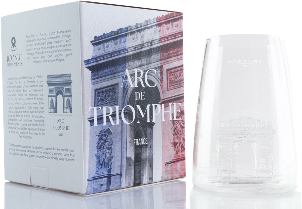 BICCHIERE ICONIC MONUMENTS ARC DE TRIOMPHE AM-VDI-AT ALASKAN MAKER