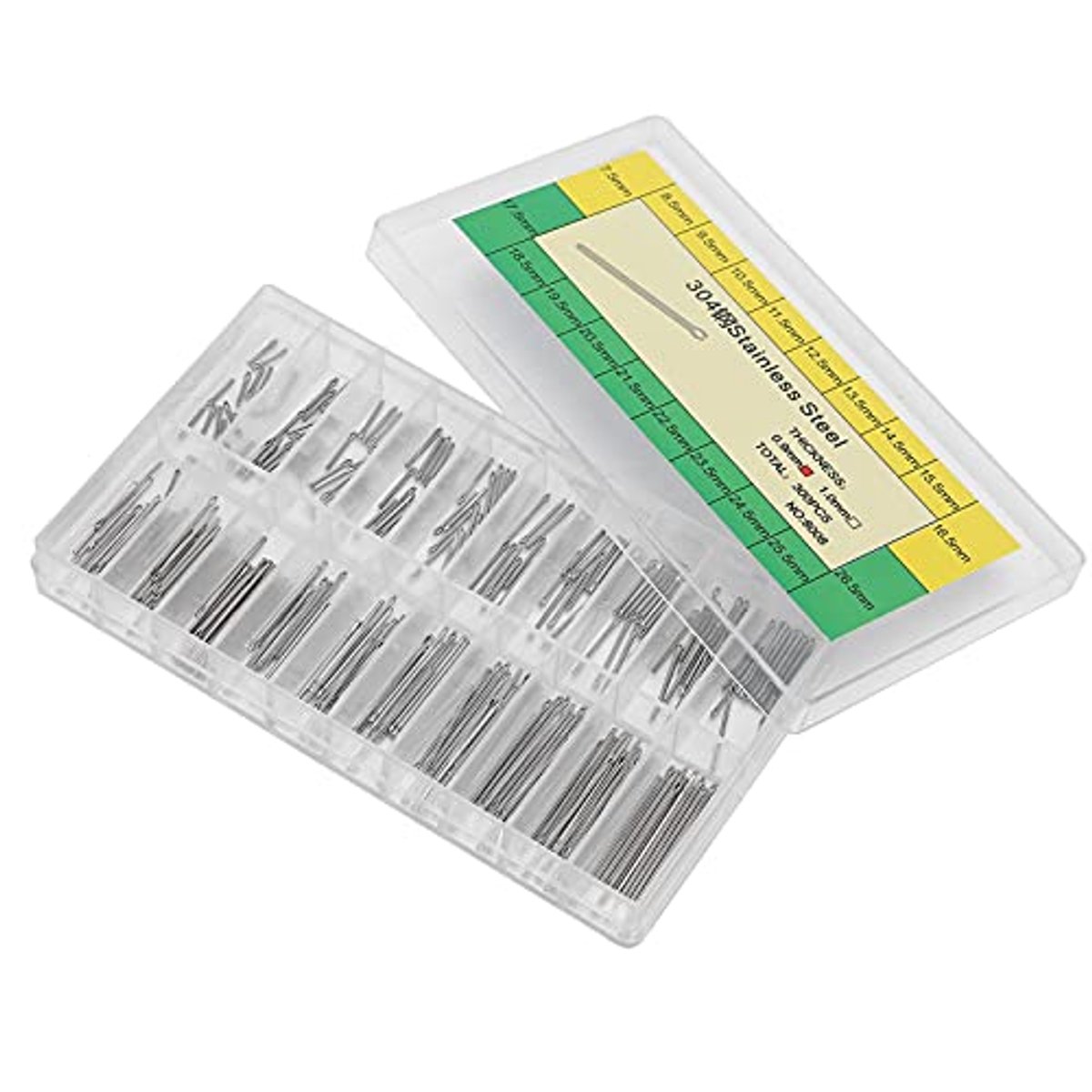 0,9 mm horlogeband splinten, roestvrij staal, reserveonderdelen voor horloge-reparatie