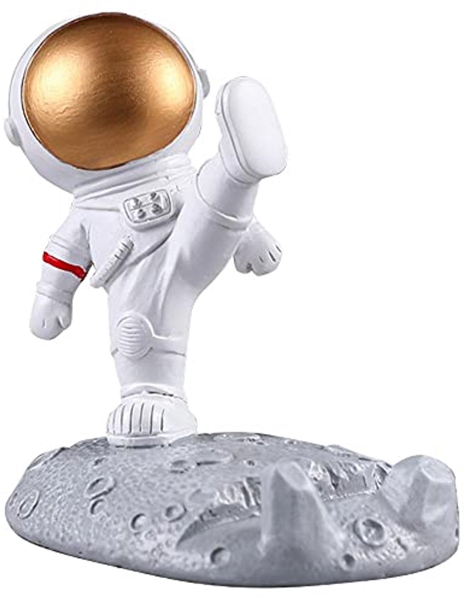 Leuke Astronaut Telefoonhouder - Bureau Decoratie voor Mobiele Telefoons