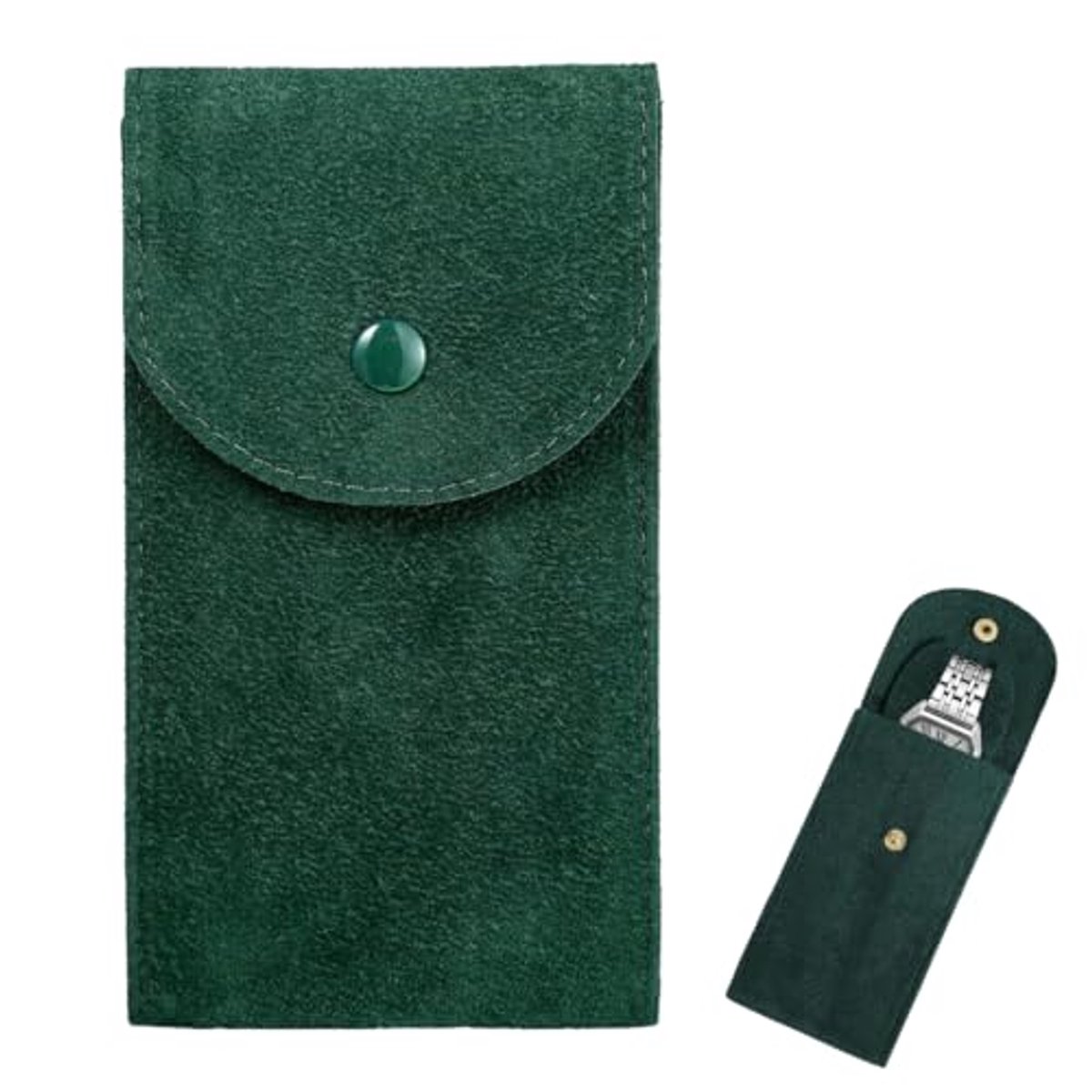 Draagbare horloge tas voor reisklokken - Flanellen opbergtas voor horloges