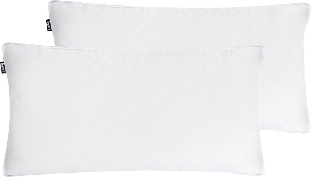 FELDBERG - Hoofdkussen set van 3 - Wit - 40 x 80 cm - katoen