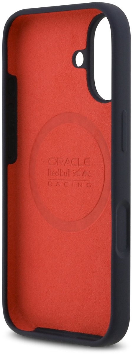 Red Bull Siliconen Hoesje Geschikt voor iPhone 17 - Navy - MagSafe Compatibel - Vertical Logo Design - Schokbestendig van Merkloos — afbeelding 5