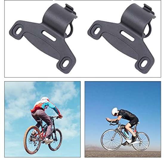Fietspomp Houder voor Fiets - 2 Stuks - Zwart - Geschikt voor Mountainbikes en Racefietsen — afbeelding 5