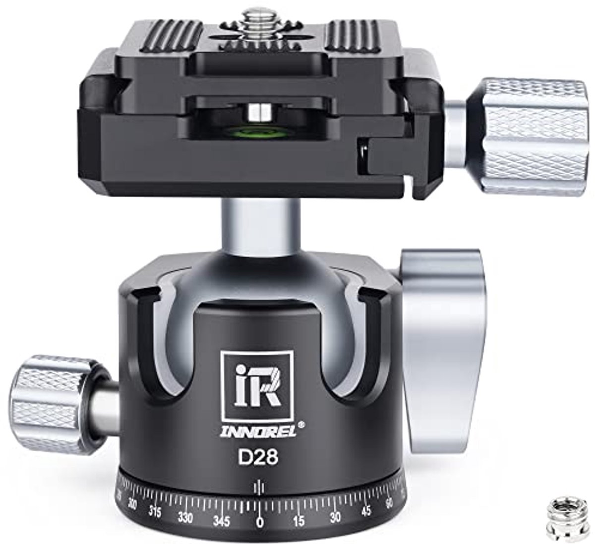 28mm Low Profile Tripod Ball Head - Professionele CNC Panoramic Camera Tripod Head voor DSLR en Monopod