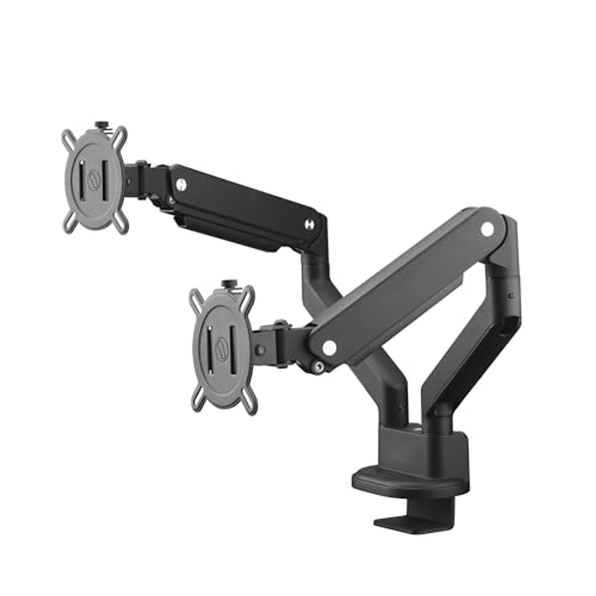 Universele dubbele monitor arm voor ergonomisch thuiswerken