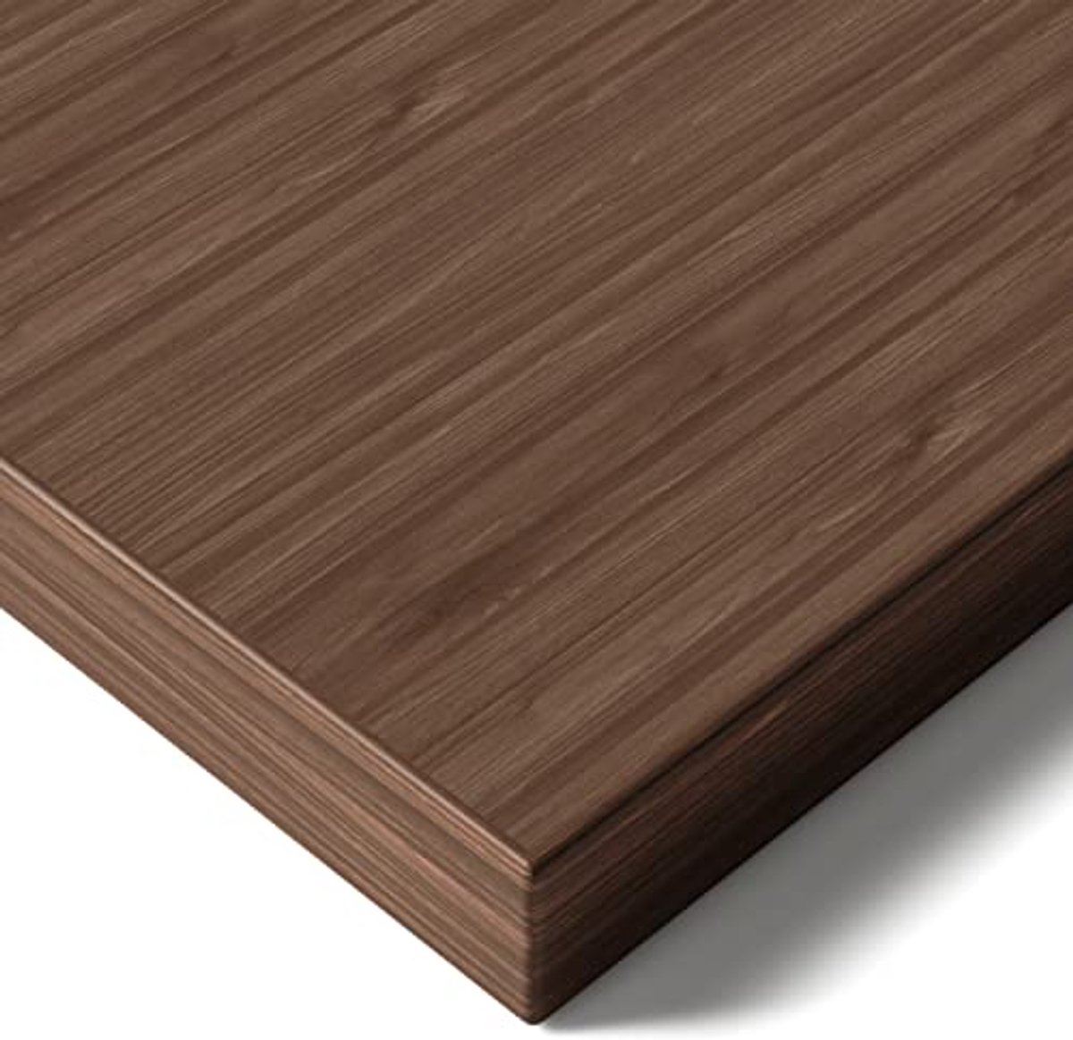 Tafelblad 200 x 80 cm - Perfect voor een In hoogte Verstelbaar Bureau, Eettafels en Meer - Duurzaam 25 mm Tafelfront in Eiken