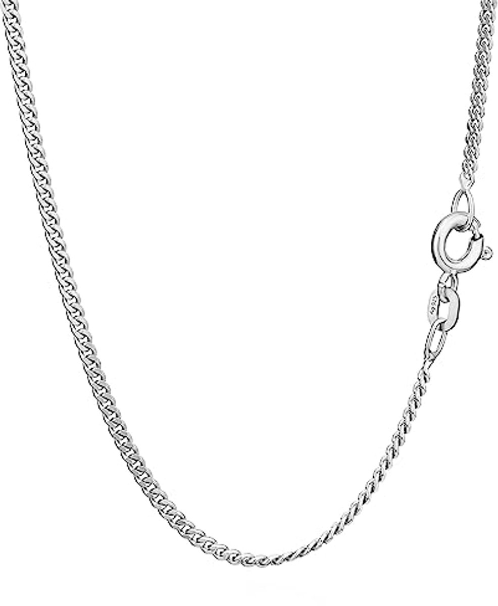 Elegante Pantserketting van 925 Sterling Zilver voor Heren en Dames - Gediamanteerd en Stijlvol