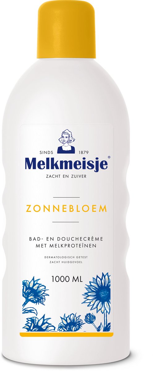 Melkmeisje Bad & Douche Zonnebloem - 1000 ml - Douchecrème