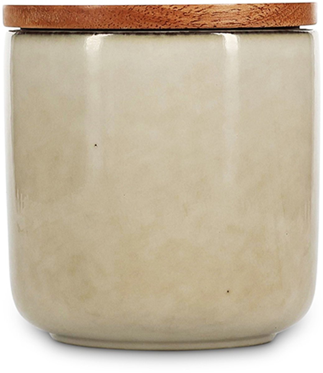 S&P Voorraadpot 12xH12cm ivoor Meridian