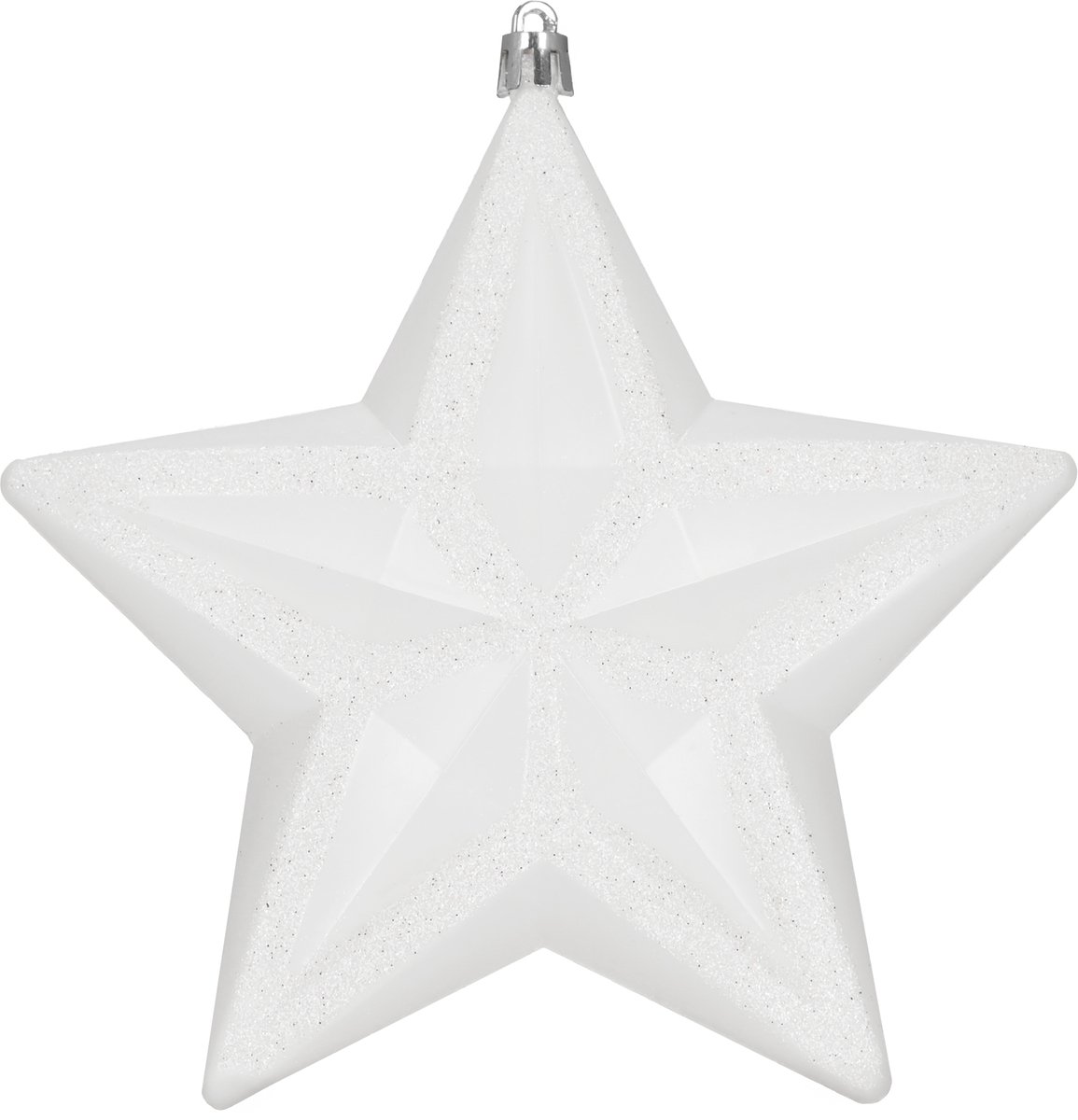 Kersthanger | Kerstster | Wit | 15 cm